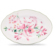 Ginori Florenza Malva Oval Flat Platter - 14.5"